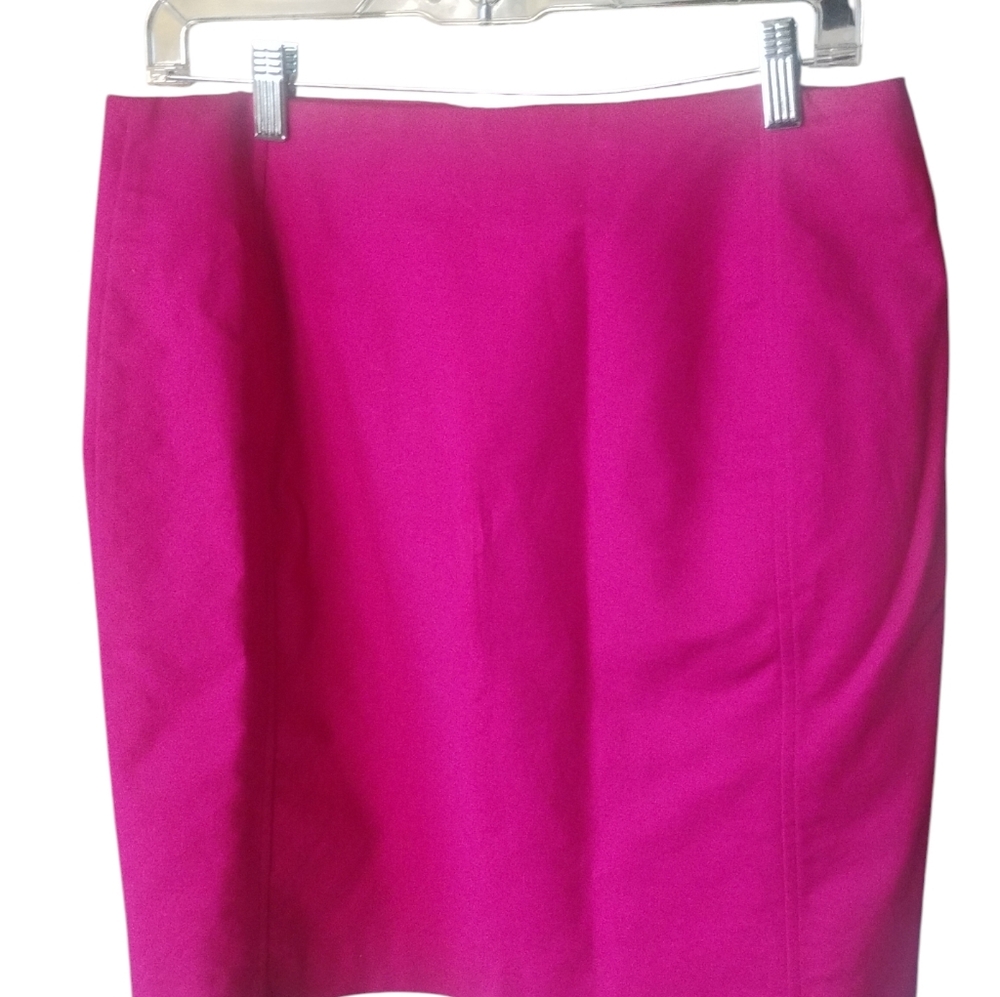 Worthington Pink Zipper Pencil Skirt SZ 8 - Picture 3 of 6